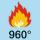 трудновоспламеняющийся 960°C