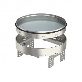 Круглые регулируемые по высоте, отсоединяемые кассеты, нержавеющая сталь