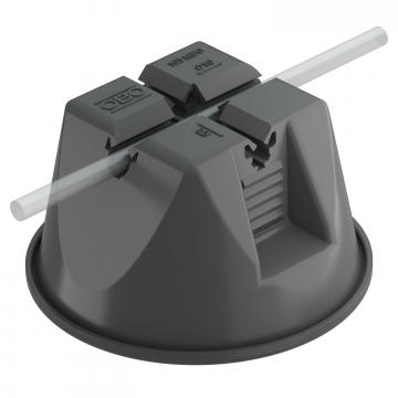 Держатель проволоки 165 MBG... для плоской кровли, черный, с бетоном