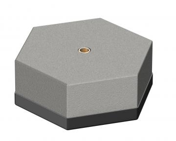 Бетонное основание 6,9 кг, с внутренней резьбой