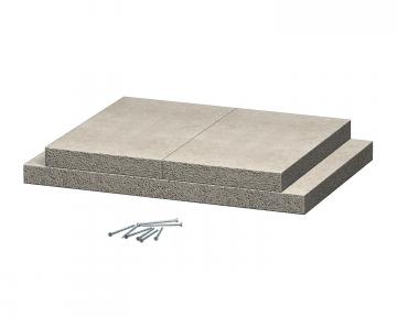 Wall connection collar I90 for internal height 105 mm