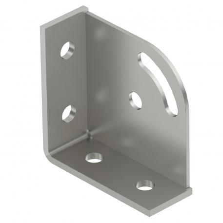 Mounting bracket, 90° with 6 holes A2 Stainless steel 1.4301 | Bright, treated
