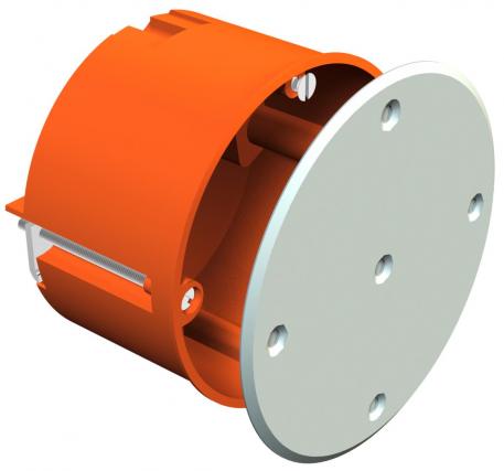 Cavity wall connection socket with cover