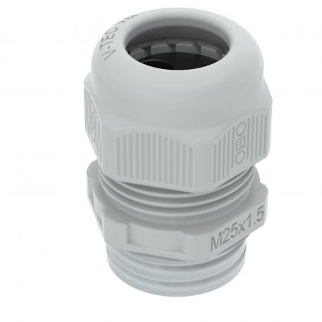 Cable gland, metric thread with multi-way seal insert, light grey 3 |  | M25 x 1,5 | yes | Light grey