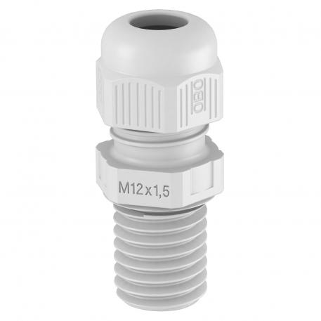 Кабельный ввод с длинной метрической резьбой  |  | M12 x 1,5 | нет | светло-серый; RAL 7035