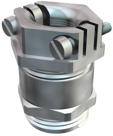Cone cable gland, PG thread, strain relief, nickel-plated Pg 13,5