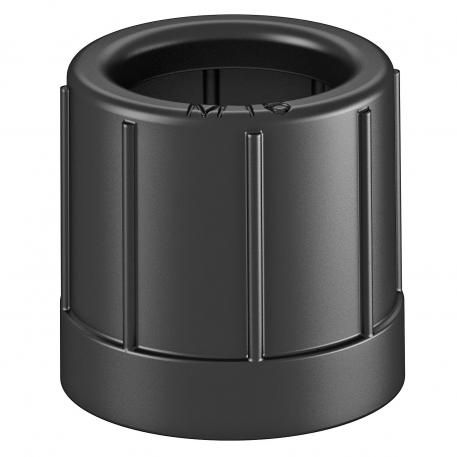 Заглушка для трубы, метрическая, черная