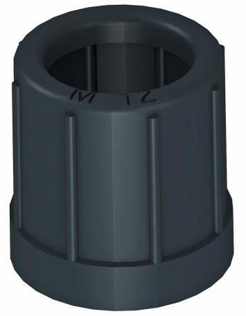 Заглушка для трубы, метрическая, черная M20