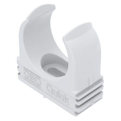 Quick clip, flame-resistant, pure white M25