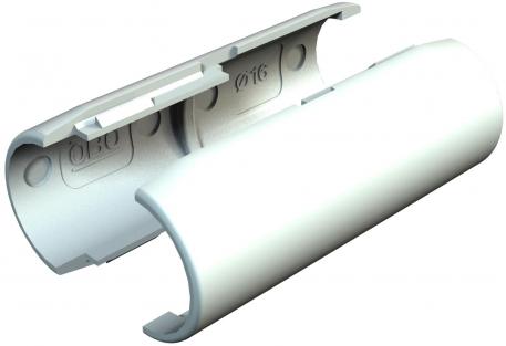 Quick pipe connecting sleeve, light grey M32