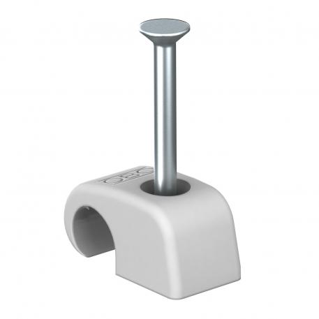 Скоба Haft-Clip 30 | 4 | 7 | 2 x 30 | светло-серый; RAL 7035