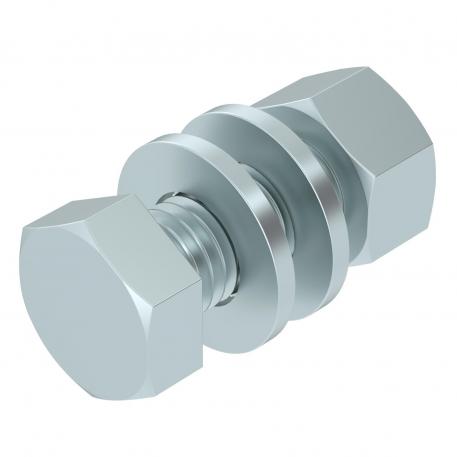 Болт с шестигранной головкой с гайкой и шайбой M12 12 | 30 | 19 | 12 | Сталь