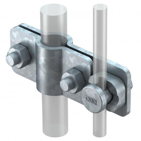 Connection clip for earthing rod to round cables Rd 8−10 25