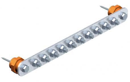 Equipotential busbar BigBar for industrial applications 408.5 | 40 | 5 | 10 | 