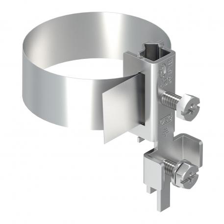 Скоба для уравнивания потенциалов, для монтажа на молниеприемных мачтах isFang