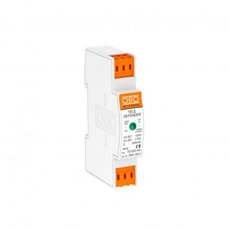 Устройство комбинированной защиты для систем ISDN и DSL 2 |  | 120 | 170 | Зажим