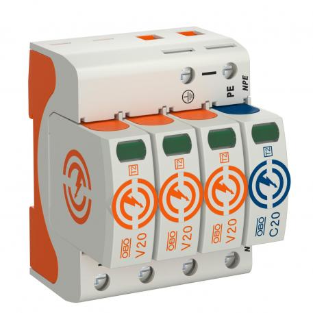 УЗИП V20, 1-полюсный 320 В + NPE