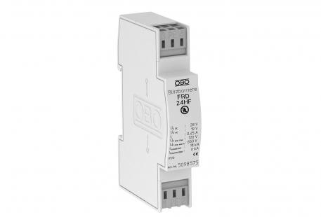 Combination protection for two-core systems with HF applications 24 V 2 | 19 | 28 | Terminal