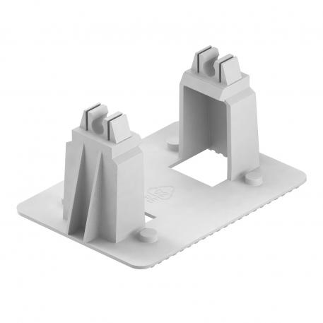 Roof conductor holder, for plastic film roofs