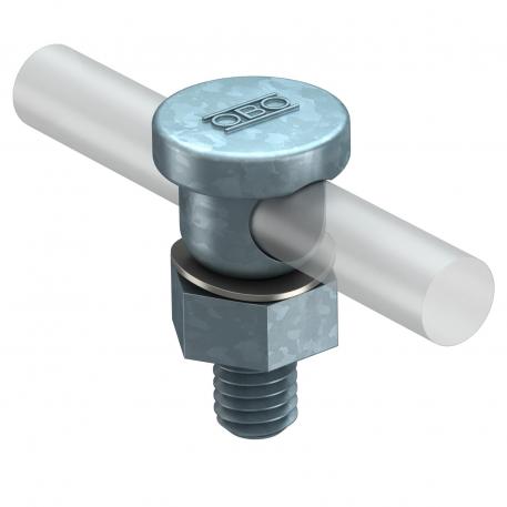 Connector, Rd 8−10 mm with M10 thread