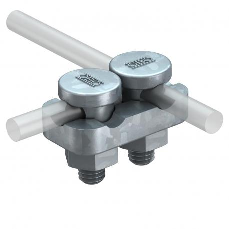 Connector Rd 8−10 mm, double