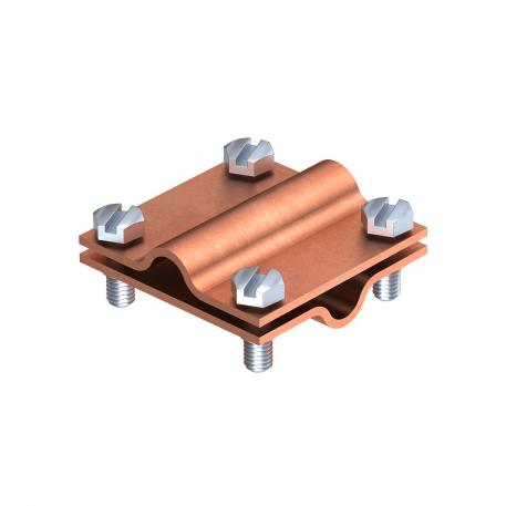 Cross-connector Rd 8−10 mm Cu