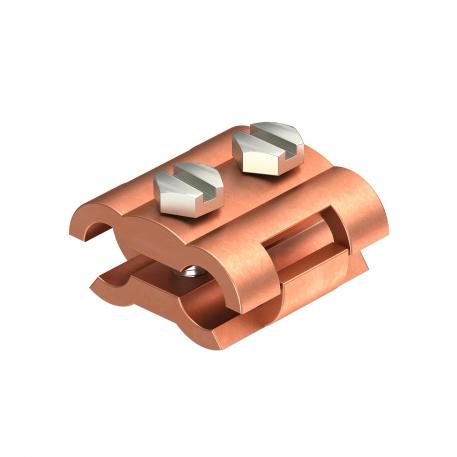 Parallel connector Rd 6−10 mm, M6 x 20