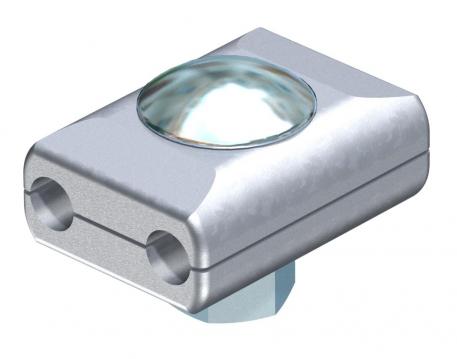 Параллельный соединитель для круглых проводников Rd 8 мм, M10 x 30