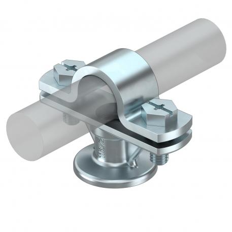 Cable bracket with Cu crossbar Rd 8−10 mm
