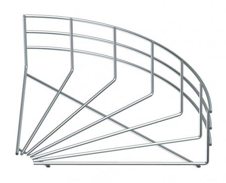 Угловая секция 90° для проволочного лотка 200 | 4,8 | нет