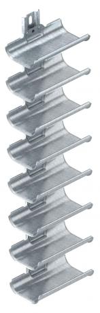 Cable carrier troughs, 8-fold, with mounting rail 800 | 8