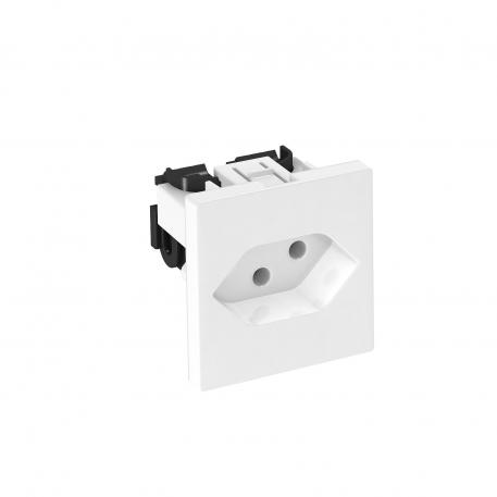 Розетка 0° одинарная, швейцарский стандарт