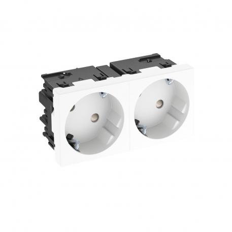 Двойная розетка 33°, Connect 45, двойной