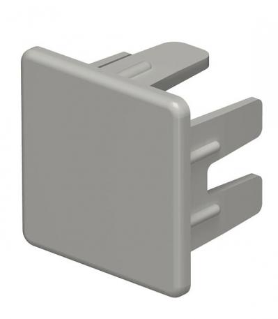 End piece, trunking type WDK 25025 25 | 25 | 25 | Stone grey; RAL 7030