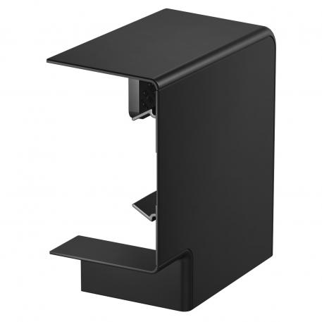 Крышка плоского угла, для канала для монтажа электроустановочных изделий Rapid 80 тип GK-70130 138 | 73 | черный; RAL 9005