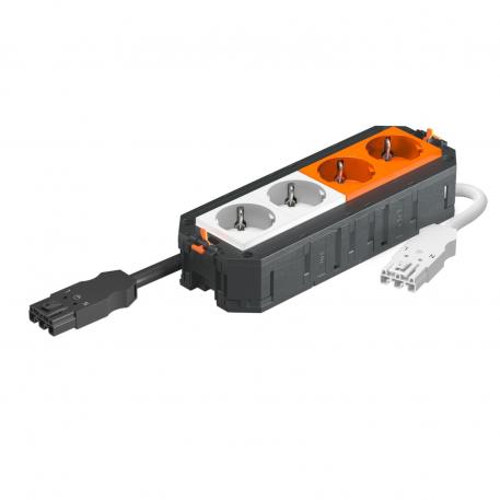 UTC4 W с 2+2 розетками с заземляющим контактом