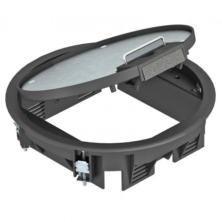 Лючок GESR4 с ручкой 5 | R4 | черный графит; RAL 9011