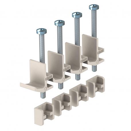 Комплект крепежных углов для монтажа в двойном полу