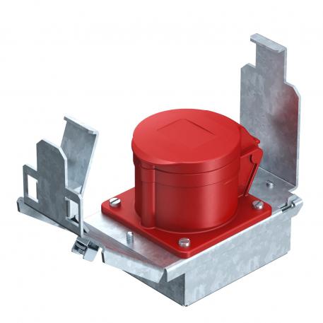 Монтажная рамка для розетки CEE, длина 165 мм, с розеткой