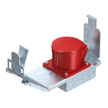 Монтажная рамка для розетки CEE, длина 208 мм, с розеткой