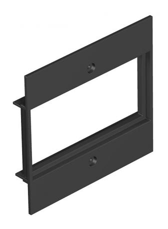 Накладка Telitank T12L с отверстием для одинарной розетки Modul-45