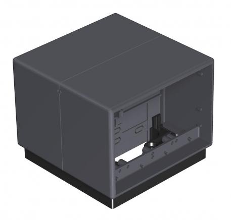 Напольный бокс Telitank T4B 4 | серый RAL 7011