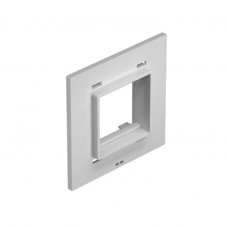 Накладка Telitank T4L/T8NL с отверстием для тройной розетки Modul 45 светло-серый; RAL 7035