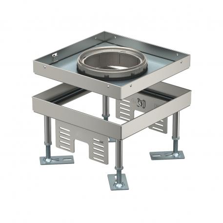 Регулируемая по высоте кассета для тубуса RKFN, номинальный размер 4, 3-е поколение, из нержавеющей стали