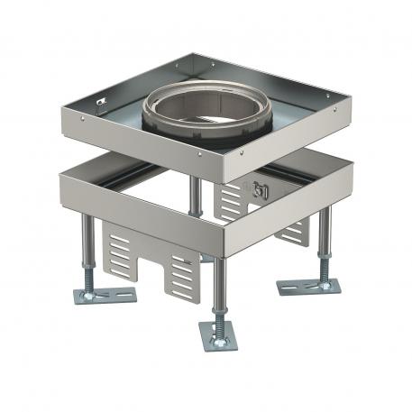 Регулируемая кассетная рамка RKFN с отверстием для тубуса из
нержавеющей стали 110 | 155 | 25 | 110 | 4