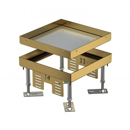 Height-adjustable cassette for inspection opening, RKN, brass 105 | 155 | 25 | 105 | 4