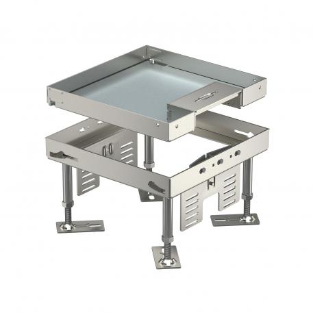 Регулируемая кассетная рамка RKSN с кабельным выводом из нержавеющей стали 110 | 155 | 25 | 110 | 4