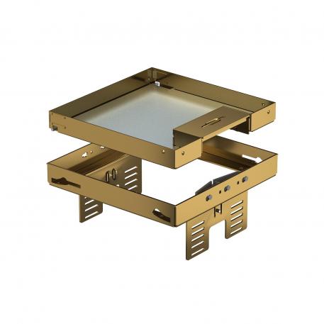Регулируемая кассетная рамка RKSNUZD3 с кабельным выводом, отсоединяемая, из латуни