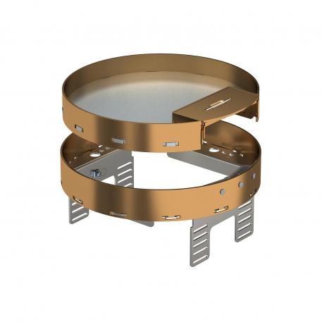 Регулируемая кассетная рамка RKSRNUZD3 с кабельным выводом, отсоединяемая, из латуни