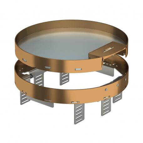 Регулируемая кассетная рамка с кабельным выводом, RKSRNUZD3, из латуни